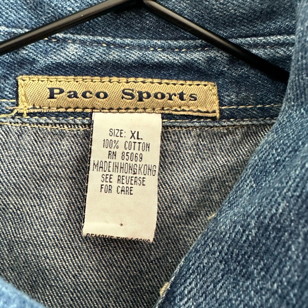 VINTAGE ▪️PACO JEANS Utility Jacket - Picture 7 of 9